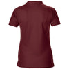 Gildan Women's Maroon Performance Double Pique Polo Shirt