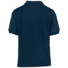 Gildan Youth Navy DryBlend Jersey Polo Shirt