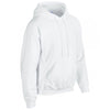 Gildan Men's White Heavy Blend Hooded Sweatshirt