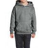 Gildan Youth Graphite Heather Heavy Blend Hooded Sweatshirt