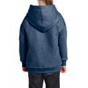 Gildan Youth Heather Sport Dark Navy Heavy Blend Hooded Sweatshirt