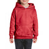 Gildan Youth Heather Sport Scarlet Red Heavy Blend Hooded Sweatshirt