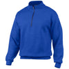 Gildan Men's Royal Heavy Blend Vintage Zip Neck Sweatshirt