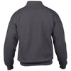 Gildan Men's Tweed Heavy Blend Vintage Zip Neck Sweatshirt
