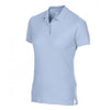 Gildan Women's Light Blue DryBlend Double Pique Polo Shirt