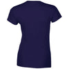 Gildan Women's Cobalt SoftStyle Fitted Ringspun T-Shirt