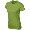Gildan Women's Kiwi SoftStyle Fitted Ringspun T-Shirt