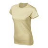 Gildan Women's Sand SoftStyle Fitted Ringspun T-Shirt