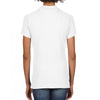 Gildan Women's White SoftStyle Double Pique Polo Shirt
