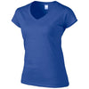 Gildan Women's Royal SoftStyle V Neck T-Shirt
