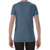 Gildan Women's Heather Navy SoftStyle Deep Scoop T-Shirt