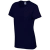 Gildan Women's Navy Heavy Cotton T-Shirt