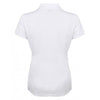Henbury Women's White Modern Fit Cotton Pique Polo Shirt