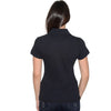 Henbury Women's Navy Stretch Cotton Pique Polo Shirt