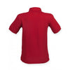 Henbury Women's Vintage Red Poly/Cotton Pique Polo Shirt