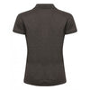 Henbury Women's Heather Charcoal Coolplus Wicking Pique Polo Shirt