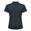 Henbury Women's Heather Navy Coolplus Wicking Pique Polo Shirt