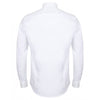 Henbury Men's White Modern Long Sleeve Slim Fit Oxford Shirt