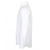 Henbury Men's White Modern Long Sleeve Slim Fit Oxford Shirt