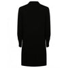 Henbury Women's Black Long Line Open Cardigan