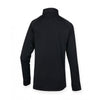 Henbury Men's Black Zip Neck Wicking Top