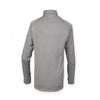 Henbury Men's Grey Marl Zip Neck Wicking Top