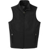 port-authority-black-softshell-vest