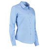 Kustom Kit Women's Light Blue Long Sleeve Tailored Poplin Shirt