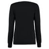 Kustom Kit Women's Black Arundel Cotton Acrylic V Neck Sweater