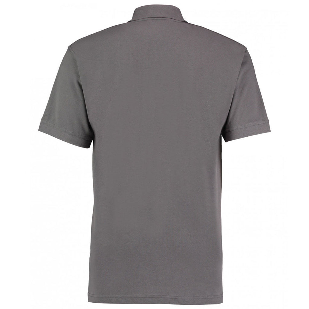 Kustom Kit Men's Charcoal Workwear Pique Polo Shirt