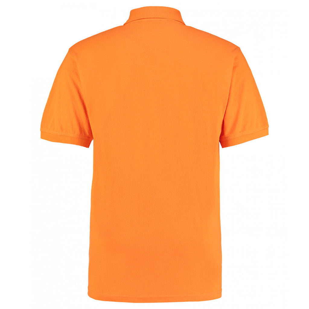 Kustom Kit Men's Orange Workwear Pique Polo Shirt