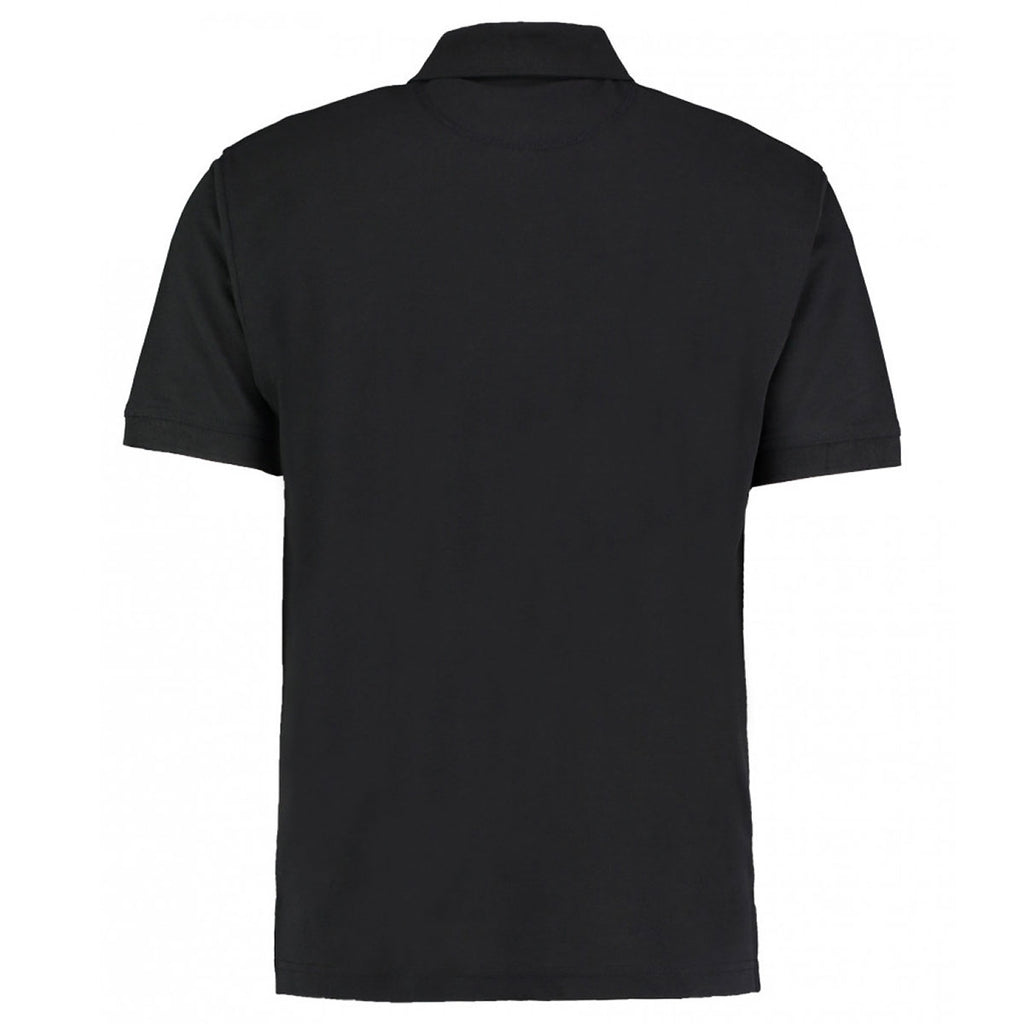 Kustom Kit Men's Black Klassic Poly/Cotton Pique Polo Shirt