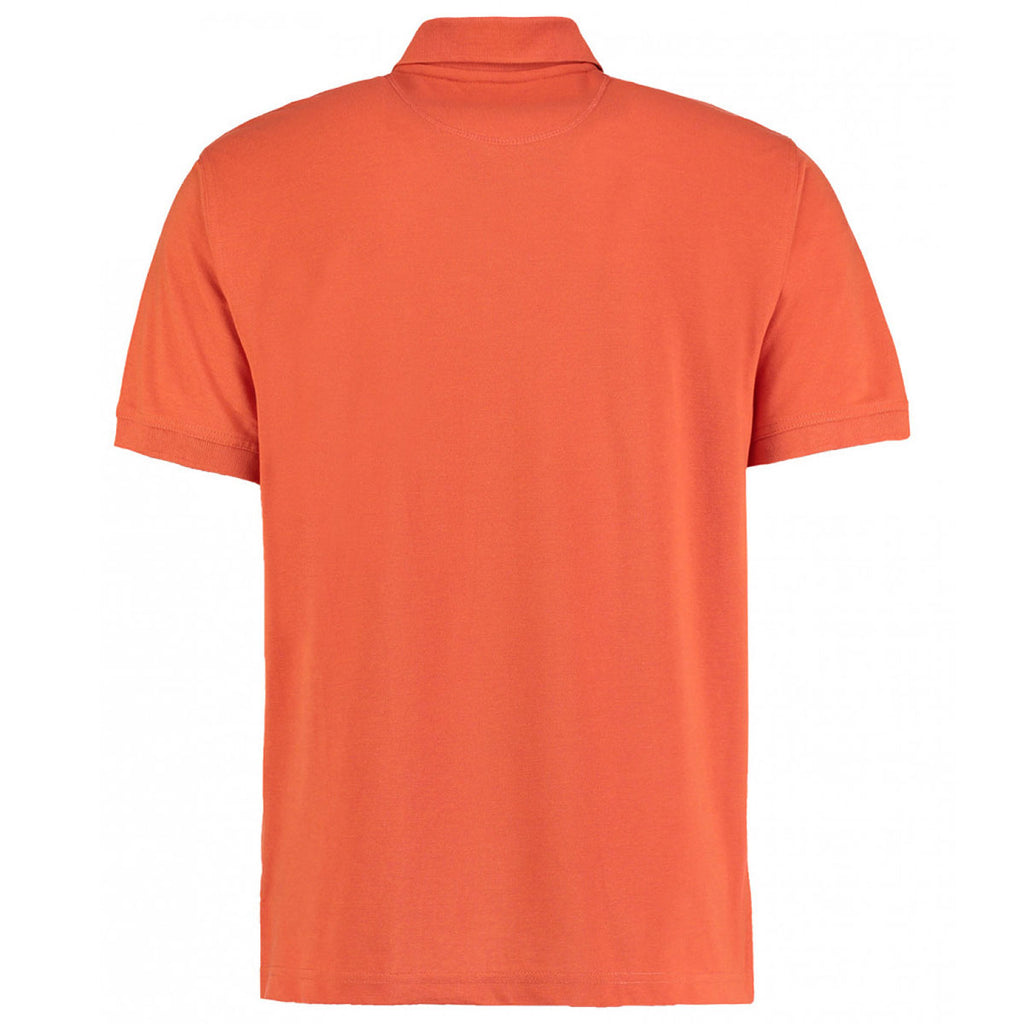 Kustom Kit Men's Burnt Orange Klassic Poly/Cotton Pique Polo Shirt