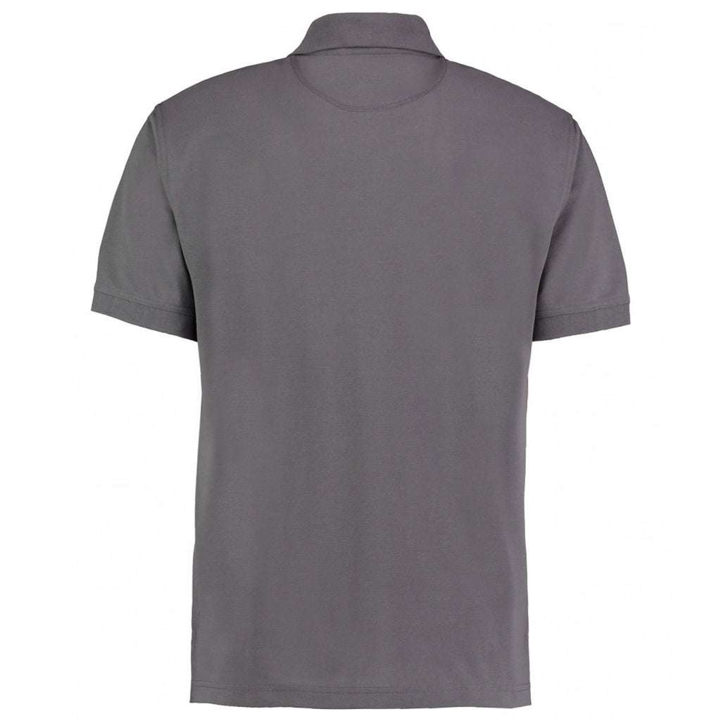 Kustom Kit Men's Charcoal Klassic Poly/Cotton Pique Polo Shirt