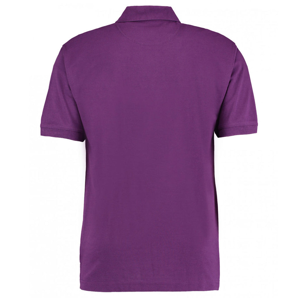 Kustom Kit Men's Dark Purple Klassic Poly/Cotton Pique Polo Shirt