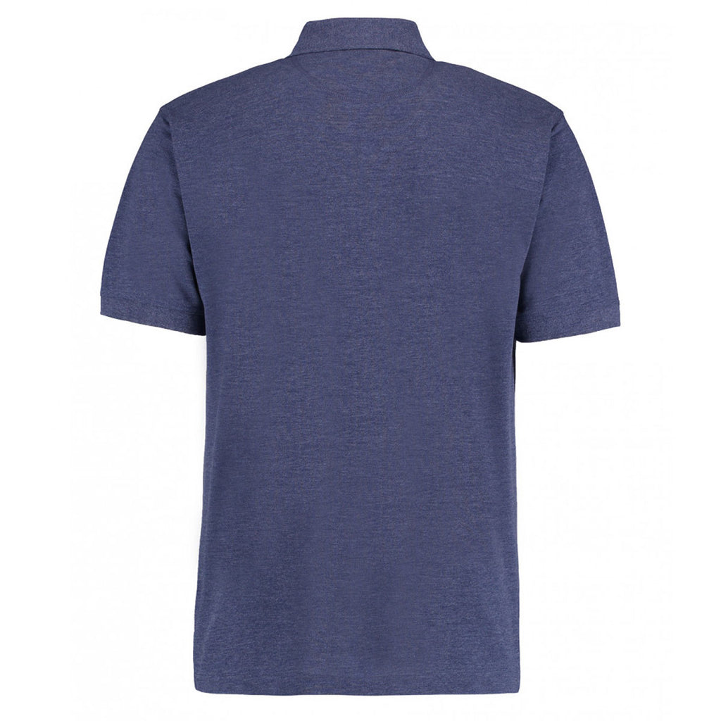 Kustom Kit Men's Denim Marl Klassic Poly/Cotton Pique Polo Shirt
