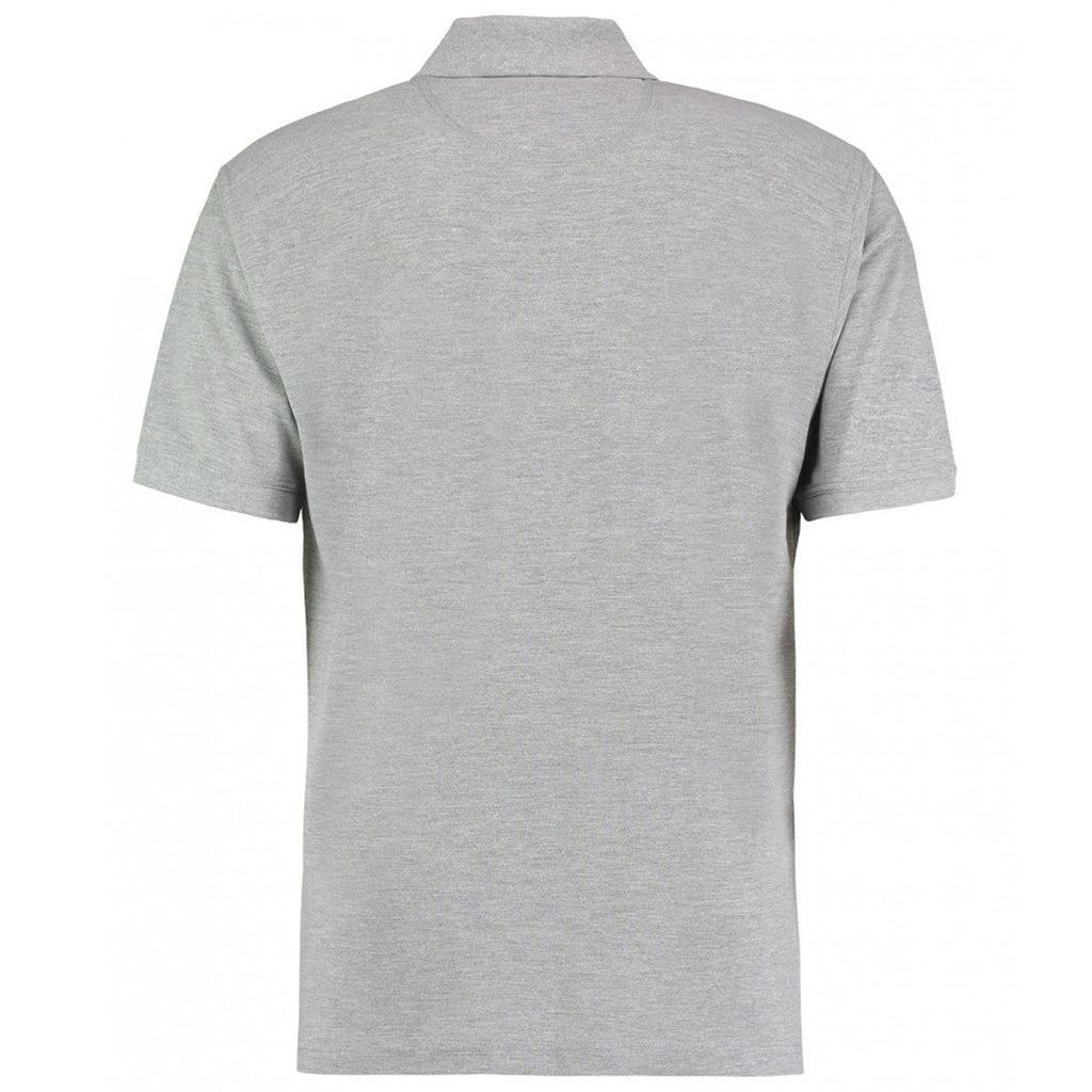 Kustom Kit Men's Heather Klassic Poly/Cotton Pique Polo Shirt