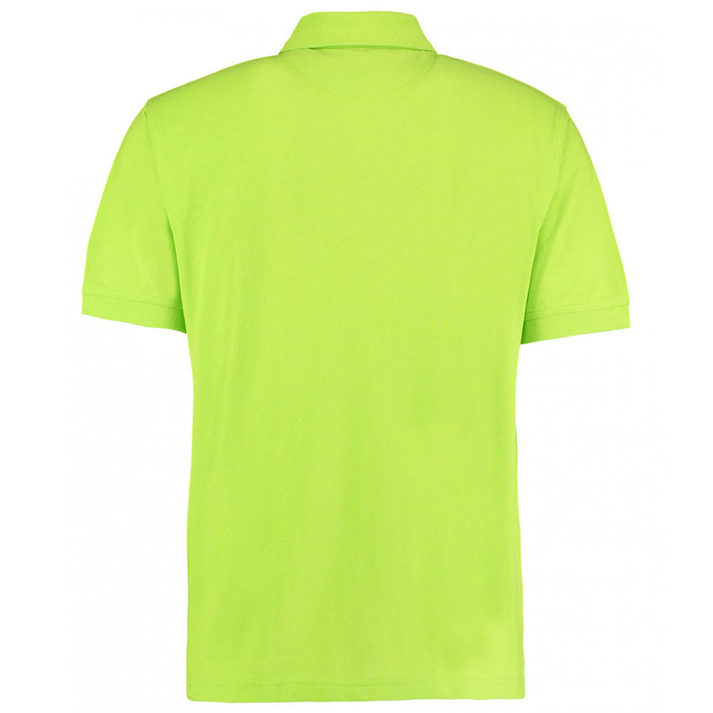 Kustom Kit Men's Lime Klassic Poly/Cotton Pique Polo Shirt