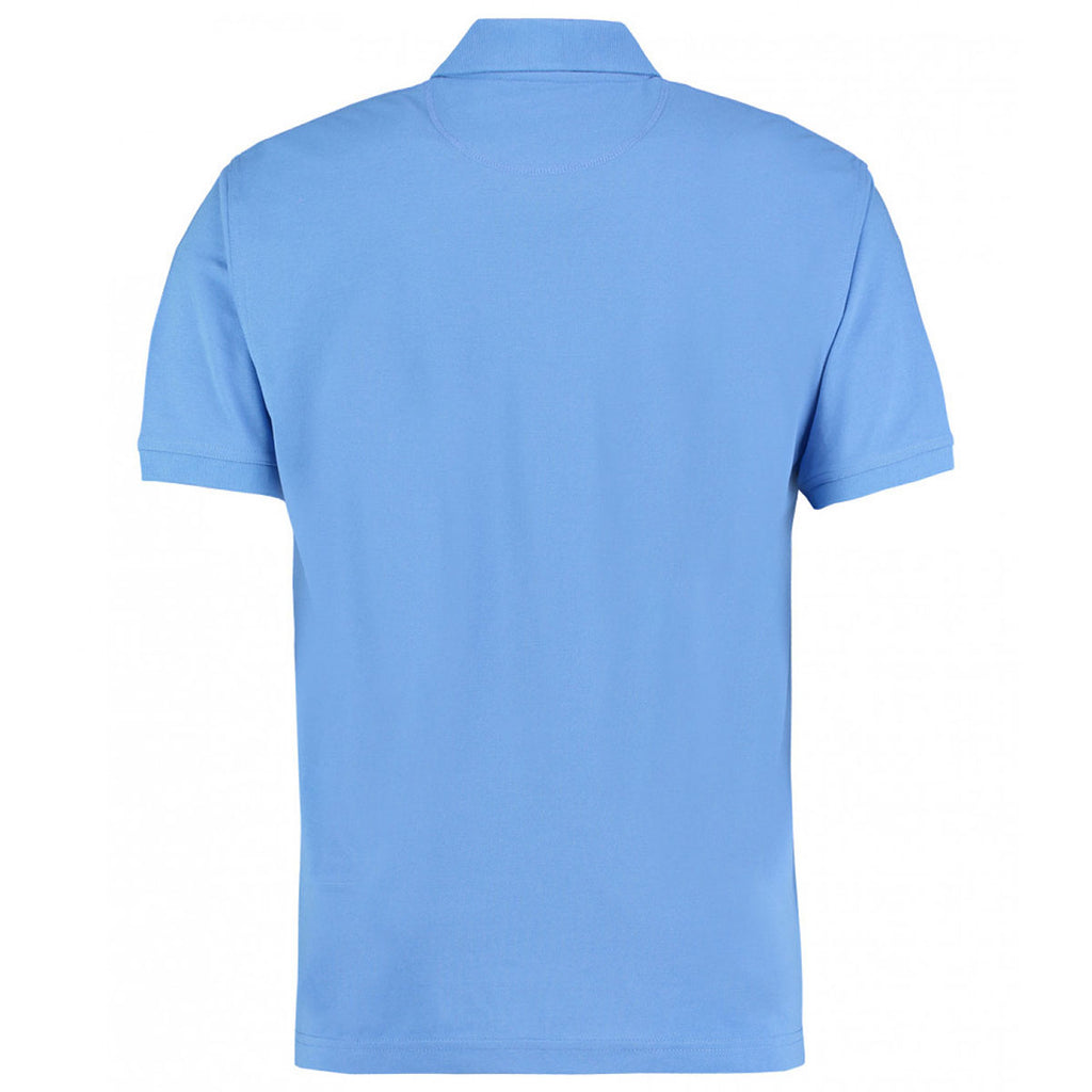 Kustom Kit Men's Mid Blue Klassic Poly/Cotton Pique Polo Shirt