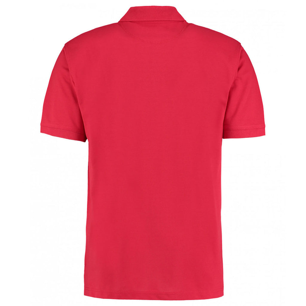 Kustom Kit Men's Red Klassic Poly/Cotton Pique Polo Shirt