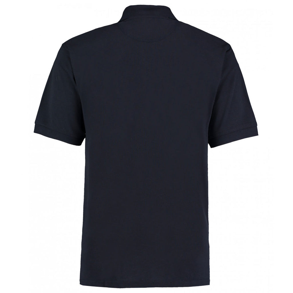 Kustom Kit Men's Navy Chunky Poly/Cotton Pique Polo Shirt