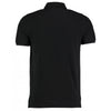 Kustom Kit Men's Black Klassic Heavy Slim Fit Pique Polo Shirt