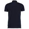 Kustom Kit Men's Navy Klassic Heavy Slim Fit Pique Polo Shirt
