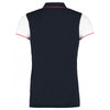 Kustom Kit Men's Navy/White Contrast Tipped Pique Polo Shirt