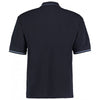 Kustom Kit Men's Navy/Light Blue St Mellion Tipped Cotton Pique Polo Shirt