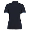 Kustom Kit Women's Navy/Light Blue St Mellion Tipped Cotton Pique Polo Shirt