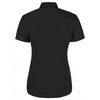 Kustom Kit Women's Black Short Sleeve Classic Fit Workforce Shirt