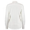 Kustom Kit Women's White Long Sleeve Classic Fit Workforce Shirt