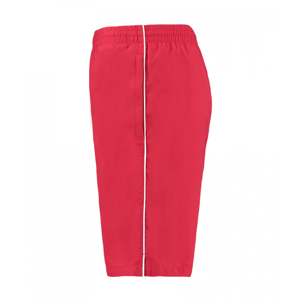 Gamegear Men's Red/White Track Shorts