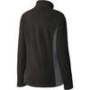 Port Authority Women's Black/Battleship Grey Colorblock Value Fleece Jacket